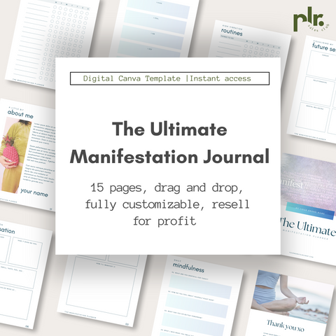 The Ultimate Manifestation Canva Journal Template
