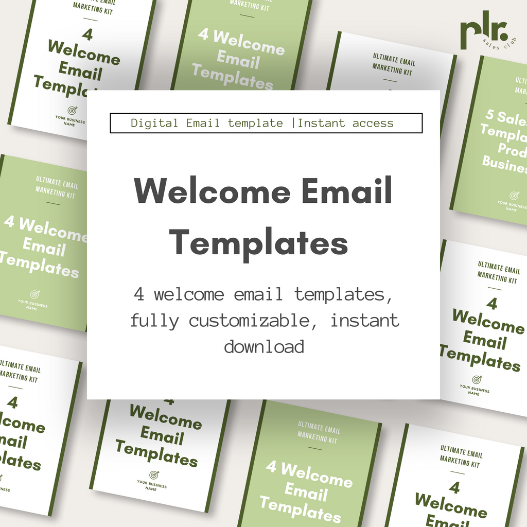 Pre-Written Welcome Email Templates